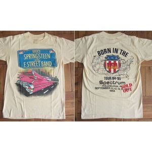 Bruce Springsteen And The E Street Band Born In The Usa 2 Sided Unisex Shirt